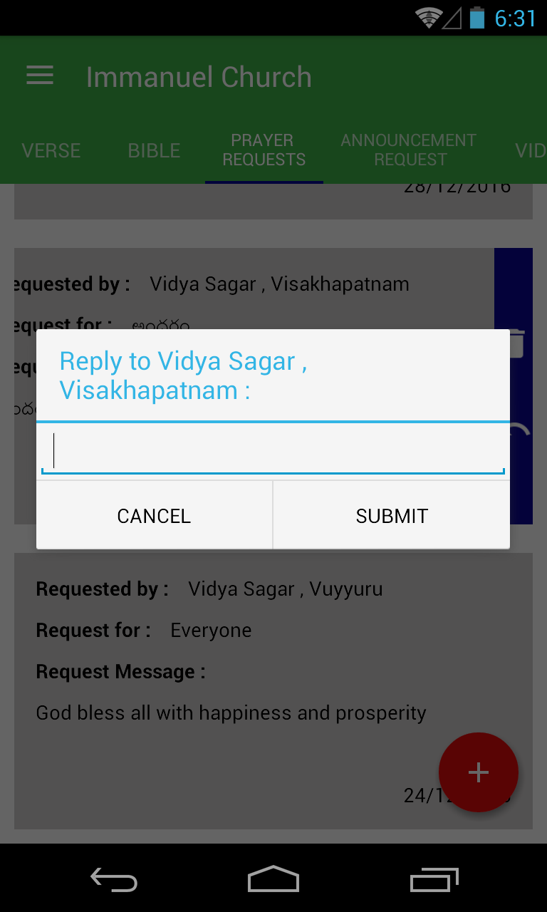 Immanuel Church – Multi-User App with Bible, Events & Quiz screenshot 8