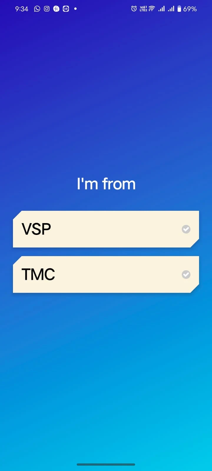 Android App for Office Shift Log Automation screenshot 1