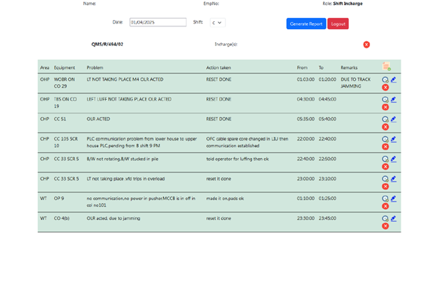 Shift Logbook System – LAN Logging + Public Viewing screenshot 3